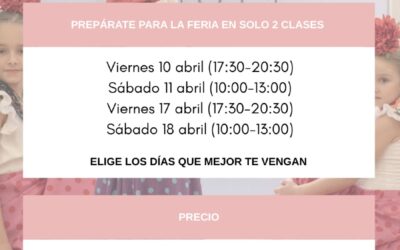💃 Curso Exprés de Sevillanas: ponte a punto para la Feria de Abril